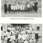 Student Body and Teachers at Taplin and Earling<br />1922 Man High School Yearbook. 1922-man-high-school-p74