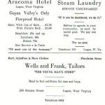 1922 Man High School Yearbook Page 82. 1922-man-high-school-p82-aracoma-hotel-ad