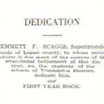 1922 MHS First Yearbook Dedication 1922-man-high-school-yb-dedication