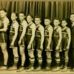 1924 Monaville Grade School Basketball Team - (left to right) Drury Steele, Gabor Loslo, Robert Frye, Lawrence Vance, Paul Tarkany, Mike Mesco, Dennie Vespremi, Joe Laslo, Coach Joe Carter. Courtesy of Bob Piros. 1924 Monaville Grade School Basketball Team