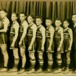1924 Monaville Grade School Basketball Team - (left to right) Drury Steele, Gabor Loslo, Robert Frye, Lawrence Vance, Paul Tarkany, Mike Mesco, Dennie Vespremi, Joe Laslo, Coach Joe Carter. Courtesy of Bob Piros. 1924 Monaville Grade School Basketball Team
