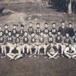 1937 sharples high school football team ..top row left to right bobby howard ...jr.burgess..harry or henrey istachie..joe burgess ..edgle ward...arlie hicks Harold browning...don Stevenson the coach..dick shoal and Arnold zirkle those last two names were hard to see..bottom row left to right ralph white ..emil ball ...james bueatly..sam turner ..paul copler ..todie mullens...douglas caldwel ...franklin castle...Clarence browning and loran ward..on the ground isleft to right also an akers boy ... pete tupis and jack mullens ...note Harold browning lived in logan for a long time with his wife imogene, Courtesy of Emmett Ray Adkins. 1937 Sharples High School