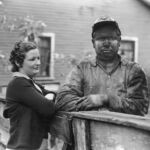 1938 Holden, WV miner and his wife courtesy of William Mullins. If you know their names, please leave a comment and reference photo 18944. 1938 Holden, WV miner and his wife