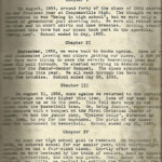 1938 Chapmanville High School Yearbook - Class History courtesy of Connie Woods. 1938 Chapmanville High School Yearbook - Class History.