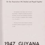 1947 LHS Guyana Yearbook, Page 7. 1947-guyana-yearbook-page-7