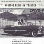 1955 LHS Yearbook Photo - Monitor Drive-In Mointor Drive-In, Logan County, WV