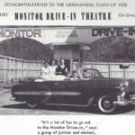 1955 LHS Yearbook Photo - Monitor Drive-In Mointor Drive-In, Logan County, WV