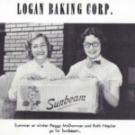 1955 LHS Yearbook Sunbeam Bread Ad - Robert McCormack writes. Ruth Napier lived in Cherry Tree between Nagy's Grocery and Myrtle Herald. Her Dad was my scoutmaster when I first joined the scouts. Nice family. (11947) 1955 LHS Yearbook Sunbeam Bread Ad - Peggy McDorman and Ruth Napier, Logan, WV