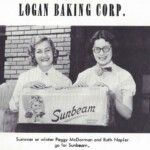 1955 LHS Yearbook Sunbeam Bread Ad - Robert McCormack writes. Ruth Napier lived in Cherry Tree between Nagy's Grocery and Myrtle Herald. Her Dad was my scoutmaster when I first joined the scouts. Nice family. (11947) 1955 LHS Yearbook Sunbeam Bread Ad - Peggy McDorman and Ruth Napier, Logan, WV