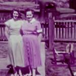 1955 Penny Baisden and Ruth Baisden courtesy of Connie Marsh. 1955 Penny Baisden and Ruth Baisden