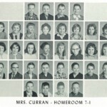 1960 Homeroom 7-1, Mrs Curran:1-2 Homer Vaughn, 2-2 Rosa Blankenship, 2-7 Susan Howerton 3-2 Susan Baumgardner, 3-6 Helen Callahan, 3-7 Susan Aldridge, 4-2 Mickey Phalen, 4-4 Clinton Winters, 5-4 Doug McElwain. 1960 Homeroom 7-1, Mrs Curran