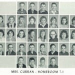 1960 Homeroom 7-1, Mrs Curran:1-2 Homer Vaughn, 2-2 Rosa Blankenship, 2-7 Susan Howerton 3-2 Susan Baumgardner, 3-6 Helen Callahan, 3-7 Susan Aldridge, 4-2 Mickey Phalen, 4-4 Clinton Winters, 5-4 Doug McElwain. 1960 Homeroom 7-1, Mrs Curran