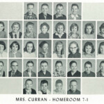 1960 Homeroom 7-1, Mrs Curran:1-2 Homer Vaughn, 2-2 Rosa Blankenship, 2-7 Susan Howerton 3-2 Susan Baumgardner, 3-6 Helen Callahan, 3-7 Susan Aldridge, 4-2 Mickey Phalen, 4-4 Clinton Winters, 5-4 Doug McElwain. 1960 Homeroom 7-1, Mrs Curran