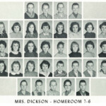 1960 Homeroom 7-06, Mrs Dickson. 1-2 Larry Curnutte, 1-3 Zeffie Brogan, 2-5 Sandra Ison, 4-3 Connie Harrison, 5-2 Marvin Peyton, 5-4 David Donavon, 5-5 Larry Vankovich . 1960 Homeroom 7-6, Mrs Dickson