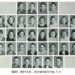 1960 Homeroom 7-11, Mrs Bryan. 1-3rd Richard Akins, 2-7 Susan Bovina, 4-2nd Richard Samson, 3rd Robert "Bobby" Smith, 4th Johnny Sayre, 5th Eddie "Chubby" Morrison, 5-2nd Danny Greene. 1960 Homeroom 7-11, Mrs Bryan