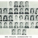 1960 Homeroom 7-12, Mrs Wilson. 1-1 Bland Gaiter, 1-3 Eugene Hamb, 2-2 Judith Fortner, 2-1 Rose Vinson, 2-3 Sherri Browning, 2-5 Carolyn Karnes, 2-6 Judy Perry, 2-7 Barbara Browning, 3-1 Jean Sifford, 3-3 Sandra Lafferty, 3-4 Diana Lee, 3-6 Lenora Gibson, 3-7 Shirley Stone, 3-8 Barbara Adkins, 4-3 Franklin Thompson, 4-6 Bill Cuple, 4-7 Tex Browning, 4-8 Lewis Fortner, 5-1 Kenneth Bird. If you can recognize anyone not named, please leave a comment. 1960 Homeroom 7-12, Mrs Wilson