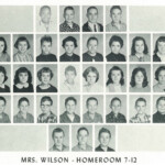 1960 Homeroom 7-12, Mrs Wilson. 1-1 Bland Gaiter, 1-3 Eugene Hamb, 2-2 Judith Fortner, 2-1 Rose Vinson, 2-3 Sherri Browning, 2-5 Carolyn Karnes, 2-6 Judy Perry, 2-7 Barbara Browning, 3-1 Jean Sifford, 3-3 Sandra Lafferty, 3-4 Diana Lee, 3-6 Lenora Gibson, 3-7 Shirley Stone, 3-8 Barbara Adkins, 4-3 Franklin Thompson, 4-6 Bill Cuple, 4-7 Tex Browning, 4-8 Lewis Fortner, 5-1 Kenneth Bird. If you can recognize anyone not named, please leave a comment. 1960 Homeroom 7-12, Mrs Wilson