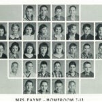1960 Homeroom 7-13, Miss Payne. 2-1 Sue Ann Soler, 2-7 Jane Fleenor, 3-7 Danny Elkins, 4-4 James Lawson, 4-6 Jerry Pridemore, 5-1 Joe Akins. 1960 Homeroom 7-13, Mrs Payne