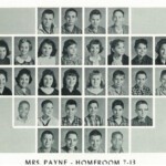 1960 Homeroom 7-13, Miss Payne. 2-1 Sue Ann Soler, 2-7 Jane Fleenor, 3-7 Danny Elkins, 4-4 James Lawson, 4-6 Jerry Pridemore, 5-1 Joe Akins. 1960 Homeroom 7-13, Mrs Payne