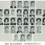 1960 Homeroom 8-2, Mrs. Blackburn. 1- 1st David Ferrell, 2nd Ronald Tacket, 3rd Larry Lowe, 5th 2- 1st Norma Chafin, 5th Sharon Gingise, 7th Nancy Mullins 3- 1st Phyllis Black, 2nd Frances Keener, 4th Rebecca Zirkle, 6 4-1st David Douglas, 2nd Herbert Stapleton, 4th Ronnie Sammons, 6th David Cox, 5- 3rd Jay Casey. 1960 Homeroom 8-2, Mrs. Blackburn