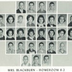 1960 Homeroom 8-2, Mrs. Blackburn. 1- 1st David Ferrell, 2nd Ronald Tacket, 3rd Larry Lowe, 5th 2- 1st Norma Chafin, 5th Sharon Gingise, 7th Nancy Mullins 3- 1st Phyllis Black, 2nd Frances Keener, 4th Rebecca Zirkle, 6 4-1st David Douglas, 2nd Herbert Stapleton, 4th Ronnie Sammons, 6th David Cox, 5- 3rd Jay Casey. 1960 Homeroom 8-2, Mrs. Blackburn