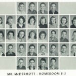 1960 Homeroom 8-3, Mr. McDermott. 1-1st James Mathis, 2nd Roger Owsley 2- 2nd Patricia Husarick, 3rd Geraldine Baisden, 5th Barbara Frye, 6th Pattie York, 7 Virgie Bryant, 8th Joan Napier 3- 3rd Gerema Miller, 5th Judie Mullins, 6th Doug Browning, 7th John Esposito, 8th Bradley Grose 4- , 4th George Mathis, 6th Thomas Howerton, 7th Charlie Marino, 8th Jim Perry 5- 3rd Jimmy Ramsey. 1960 Homeroom 8-3, Mr. McDermott