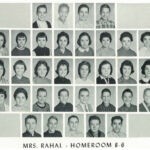 1960 Homeroom 8-6, Mrs. Rahal. 1 1st Denver McCloud, 4th Harlan Podunavac, 2 - 3rd Mary Ethel Cooper, 5th Elizabeth Haynor, 8th Peggy Young 3- 2nd Linda Vankovich, 7th Jean Sayre, 8th Rita Taylor 4- 4th Thomas Rainwater, 5th Daniel Egnor, 6th Jerry Johnson, 8th Randolph Gilbert 5- 1st Tennis Ford, 2nd Larry Pauley, 5th Paul Pichardo. 1960 Homeroom 8-6, Mrs. Rahal