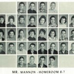 1960 Homeroom 8-7, Miss Mannon (not Mr. Mannon). 1- 4th Roger Pearson 2- 6th Martha Horton 3- 4th Mary Belcher, 5th Annabelle Knott, 7th George Harmon, 8th Jerry Baisden 4-1st Dale Scott, 3rd Danny Bartram, 6th Donny Runyon, 7th Larry Sargent, 8th Walter Jones 5- 2nd James Patterson. 1960 Homeroom 8-7, Mr. Mannon. 1- 4th Roger Pearson 2- 6th Martha Horton 3- 4th Mary Belcher, 5th Annabelle Knott, 7th George Harmon, 8th Jerry Baisden 4-1st Dale Scott, 3rd Danny Bartram, 6th Donny Runyon, 7th Larry Sargent, 8th Walter Jones 5- 2nd James Patterson.