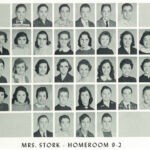 1960 Homeroom 9-2, Mrs. Stork. 1- Wayne Thompson, 3rd Danny Vance, 4th David Nagy, 5th Richard Lazar, 2- _, Retha Bachtel, Anna Hilton, Margaret Gallermore, _, Jeanette Sketts, Gwendolyn Brooks, Deloris Watts 3- Charlotte Shipe, Rebecca Cook, _, Linda Field, _, _, Brenda Bevino, Rose Pennington 2 _, Bernieda Napier, Mary Franes Griffin, Lynn McRoberts, Carolyn Blanknship, _, _, Raymond Evans 1960 Homeroom 9-2, Mrs. Stork