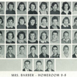 1960 Homeroom 9-8, Mrs. Barber. 2- 2nd- Lilly Bryant, 3rd Carolyn Crabtree, 4th Patty Richardson, 8th Jo Sheen 3- 5th Linda Harless, 8th Earl Fowler 4- 5th Richard Greene, 6th Bob Szakal, 8th Alex Nagy. 1960 Homeroom 9-8, Mrs. Barber
