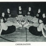 1960 Logan East Junior High Cheerleaders. 1st, Susan Tinsley, 2nd Stephanie Sorrent, 3rd Joyce Lancaster, 4th Ruth Pennngton, 5th Joyce Frye, 6th Jeanne Miller, 7th Francey Wilson, 8th Patty Richardson. 1960 Logan East Junior High Cheerleaders