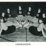 1960 Logan East Junior High Cheerleaders. 1st, Susan Tinsley, 2nd Stephanie Sorrent, 3rd Joyce Lancaster, 4th Ruth Pennngton, 5th Joyce Frye, 6th Jeanne Miller, 7th Francey Wilson, 8th Patty Richardson. 1960 Logan East Junior High Cheerleaders