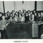 1960 Logan East Junior High Library Staff. # 1- 1st boy- Ronald Vance/bow tie, # 2- Teacher- Mary Barber, same teacher in Echo Staff photo, # 3 & 4 & 5- boy, girl, girl leaning on table, #6- by teacher- Annabelle Knott, #7- Wilma Workman, #8- Jean Smith, #9- ? girl behind Jean, #10- Ronald Bush, #11- Judith Rutherford, #12- ? girl behind Judith, #13- Roger Osborne, #14- Sharon Gingise, #15- ? teacher, #16- ? girl in light top & black collar, #17- ? girl in black top & white collar, #18- Susie Collins, #19- Sarah Williamson, #20- Kathlyne Vance, #21- Sue Wiley, #22- Joan Elaine Baker in plaid dress. 1960 Logan East Junior High Library Staff