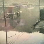 1963 flooding at Mount Gay showing the Esposito Building courtesy of Bob Piros. 1963 flooding at Mount. Gay, Logan County, WV