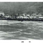 Photo from the collection of Julia and Walter Shelton, courtesy of Ralph Mcneely and the Museum in the Park. 1963 Flood, Logan, WV