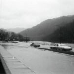 1963 Logan, WV behind the Masonic Lodge and Power Company Office. Courtesy of David R. Stillwell. 1963 Logan, WV