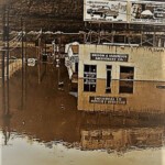 March 1963 flood taken from State Police Bridge. Photo courtesy of Bill Anderson. March 1963