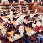 1965 West Logan Grade School, Mrs. Dobbins First Grade Class courtesy of Dale Lezu. (1) Dale Lezu, (2) ????, (3) Tracy Hager, (4) ????, (5) Ebenetta Staggs, (6) Karen Bryant, (7) Mark Mareske, (8) ????, (9) Kevin Smith (Lacy Smith’s son), (10) ????, (11) ????, (12) ????, (13) Donna Murray, (14) Ronnie Bailey, (15) ????, (16) ????, (17) “Crockett” Fisher, (18) Tammy Staggs, (19) ????, (2) ????, (21) Bobby Mullins, (22) Lee Ann Coleman, (23) ????, (24) Erna Ellis, (25) Mrs. Dobbins. If you can identify anyone, please leave a comment and reference photo 8134. 1965 West Logan, Logan County, WV, West Logan Grade School, Mrs. Dobbins First Grade Class