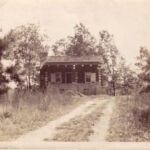 1940s Log Cabin on Blair Mountain WV. <br /> Courtesy of Judith (Burgess) Cassie. Blair Mountain, Logan County WV