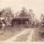 1940s Log Cabin on Blair Mountain WV. <br /> Courtesy of Judith (Burgess) Cassie. Blair Mountain, Logan County WV