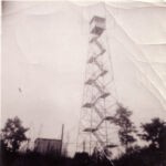 1940s Fire Tower Blair Mountain WV. <br />Courtesy of Judith (Burgess) Cassie. Fire Tower, Blair Mountain, Logan County WV