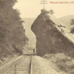 About 1906, Whitcombs Rock east of Fayette, WV. About 1906, Whitcombs Rock east of Fayette, WV.