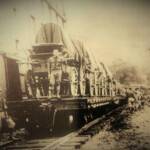 Army Supply Train in Logan, WV, September 1921. Photo courtesy of Brandon Ray Kirk. Battle of Blair Mountain, Logan County, WV