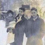 Audrey Augustine with her uncles, Robert (Bobbie) and David (Moose) Barath