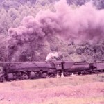 August 1961, Engine 1515, Logan, WV. Image 1716. 1961 Train photo, Logan, WV