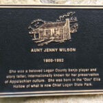 Aunt Jenny Wilson Marker on the Museum in the Park building. 219716 Aunt Jenny Wilson, Logan County, WV