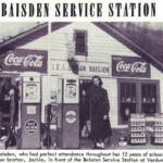 1955 LHS Yearbook photo 1955 Baisden Service Station Verdunville, WV