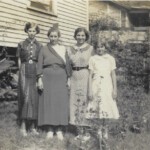 Helen Barath (the second), Helen Barath (the first), Elizabeth Barath and Thelma (Tootsie) Barath - 1935