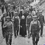Battle of Blair Mountain marchers courtesy of William Adams. Battle of Blair Mountain marchers