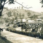 Bridge connecting Gorman, MD and Gormania, WV c1940s. Bridge connecting Gorman, MD and Gormania, WV